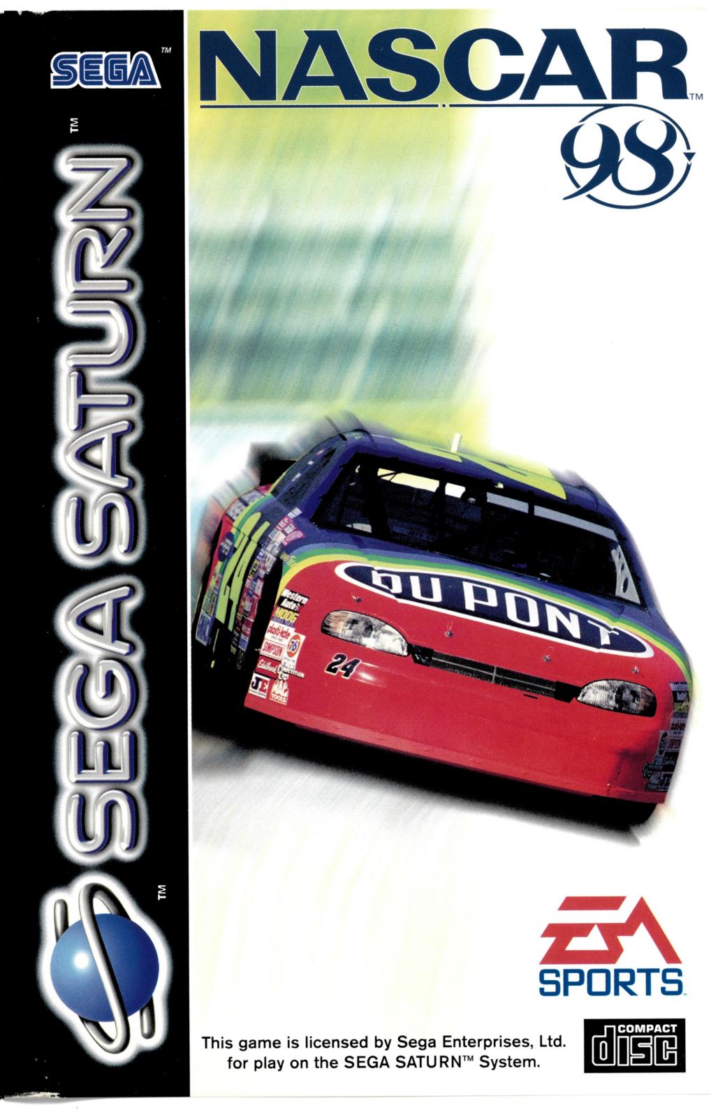 NASCAR 98 - PAL Sega Saturn [Import]