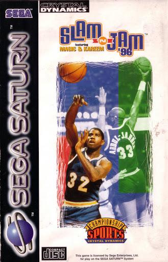 Slam 'n Jam '96 Featuring Magic & Kareem - PAL Sega Saturn [Import]