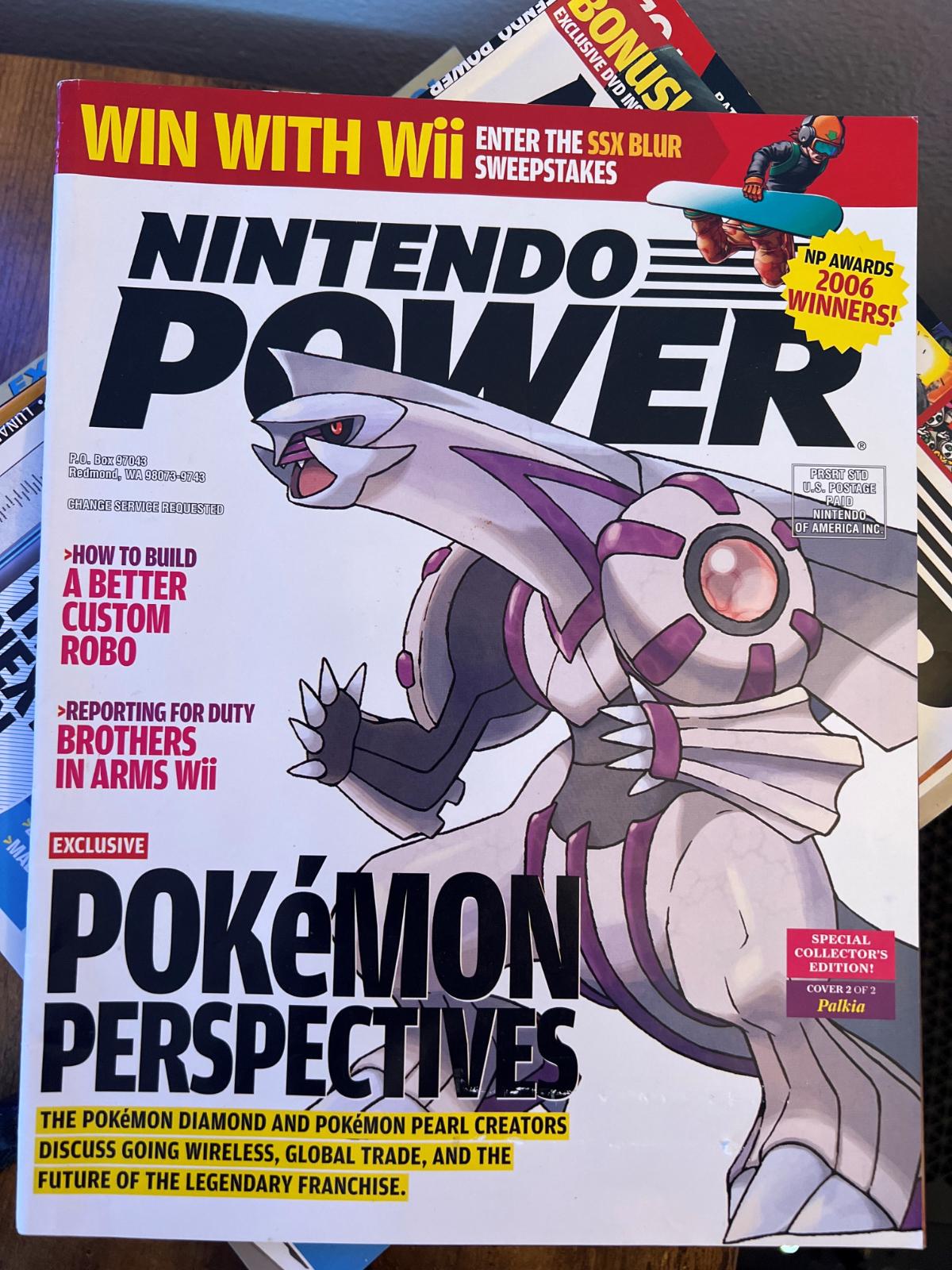 [Volume 215] Pokemon Diamond & Pearl [Cover 2] - Nintendo Power