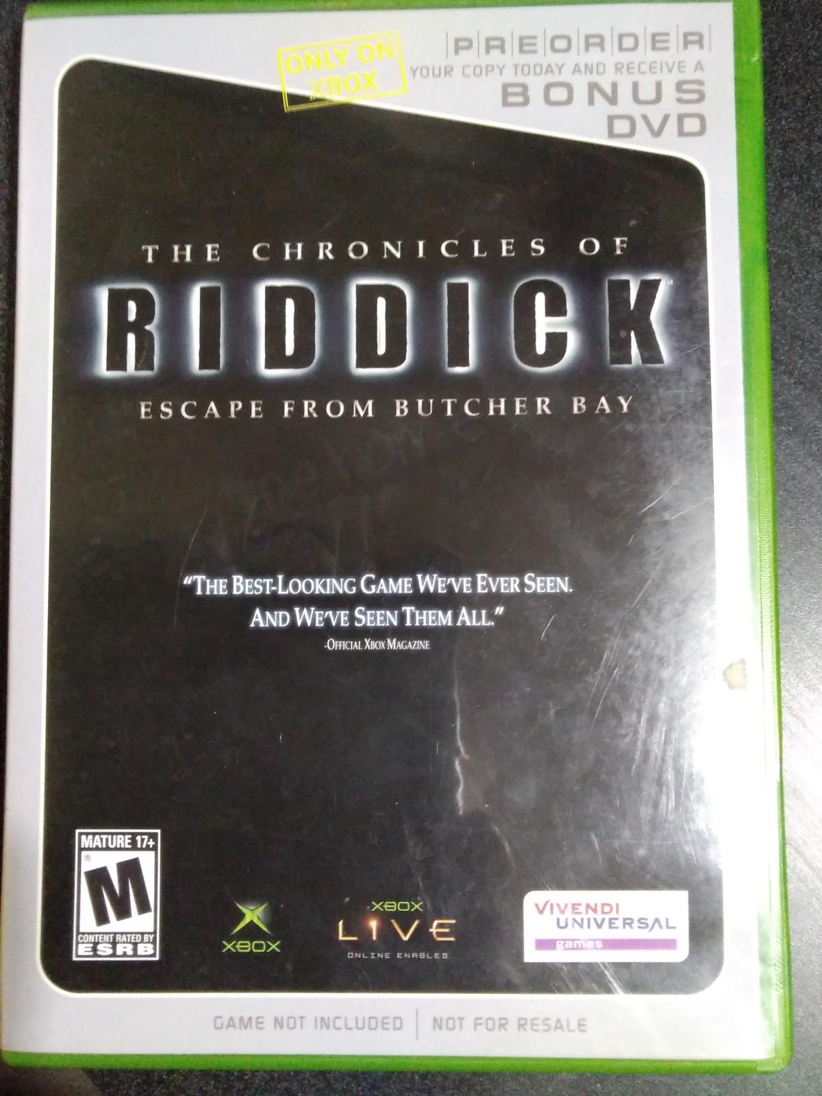 Chronicles of Riddick: Escape from Butcher Bay [DVD Bundle] - Xbox