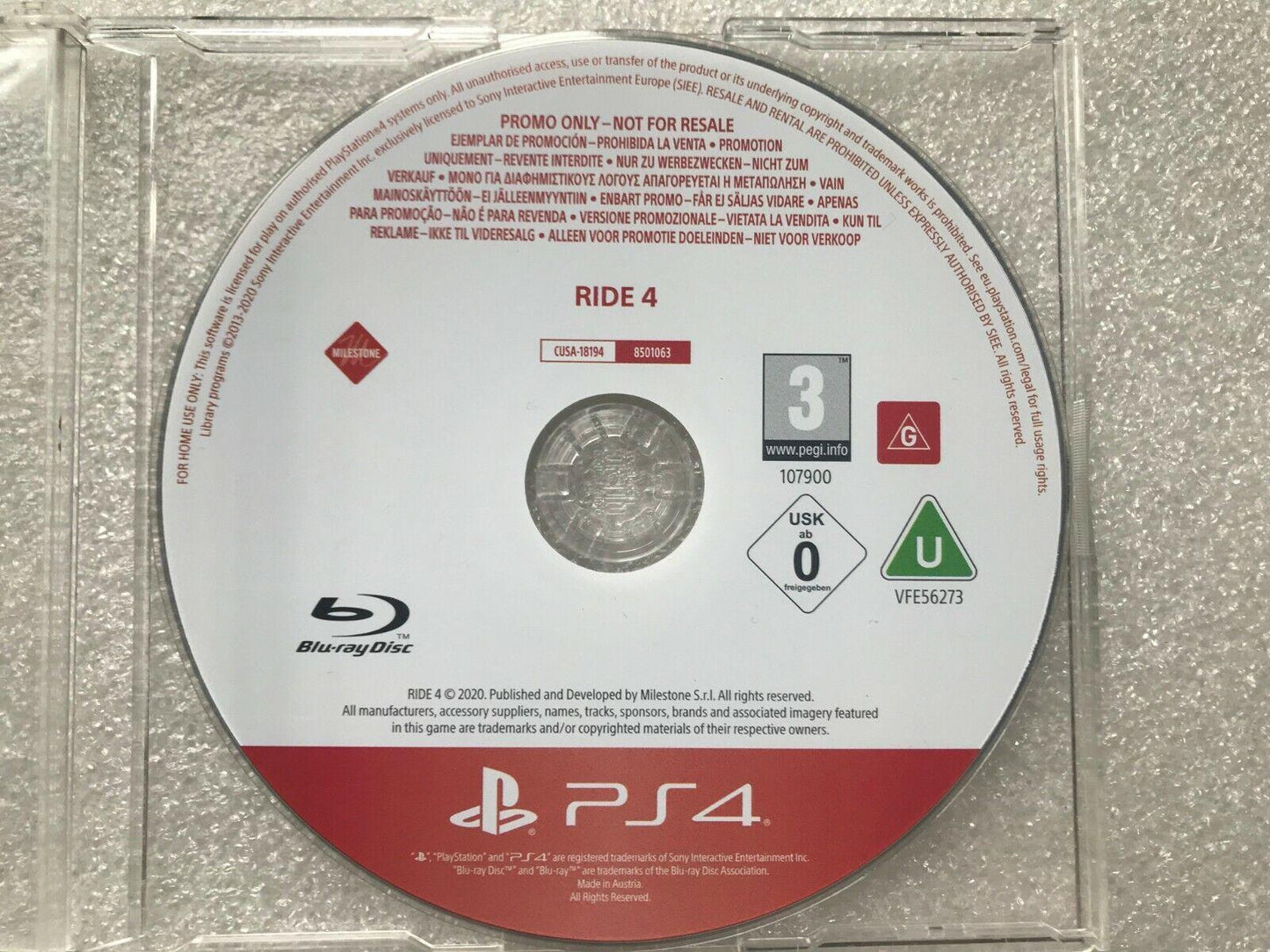 Ride 4 [Promo] - PAL Playstation 4 [Import]