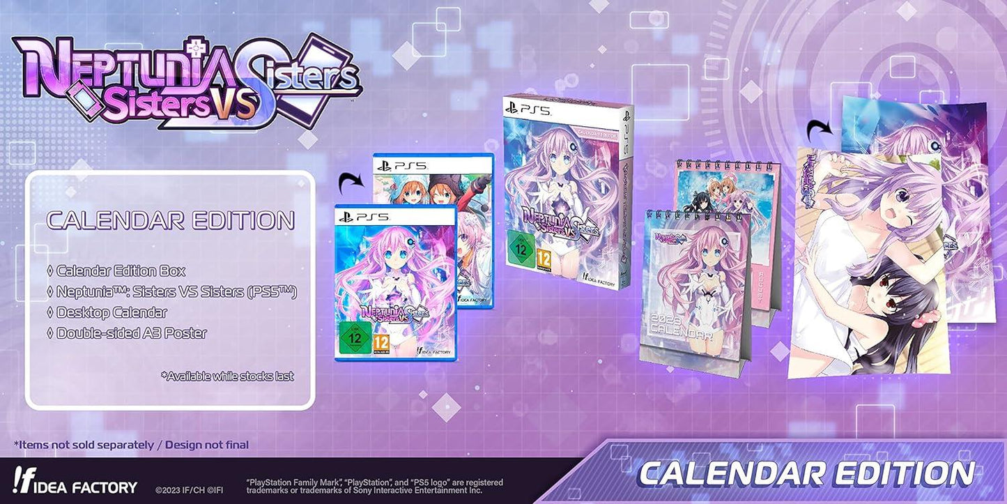 Neptunia: Sisters VS Sisters [Calendar Edition] - PAL Playstation 5 [Import]