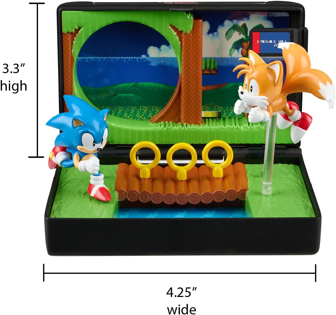 Sonic The Hedgehog Collectible Diorama Playset (New) - Toys