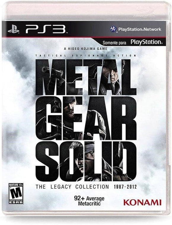 Metal Gear Solid The Legacy Collection - Playstation 3