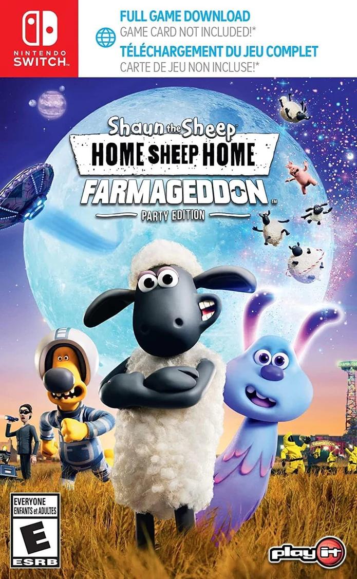 Shaun The Sheep: Home Sheep Home: Farmageddon Party Edition [Code in Box] - Nintendo Switch