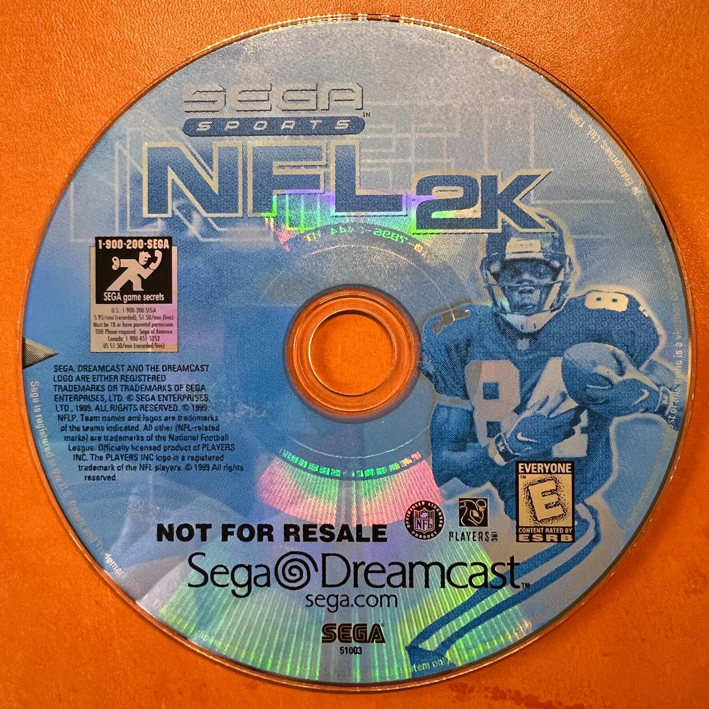 NFL 2K [Not For Resale] - Sega Dreamcast