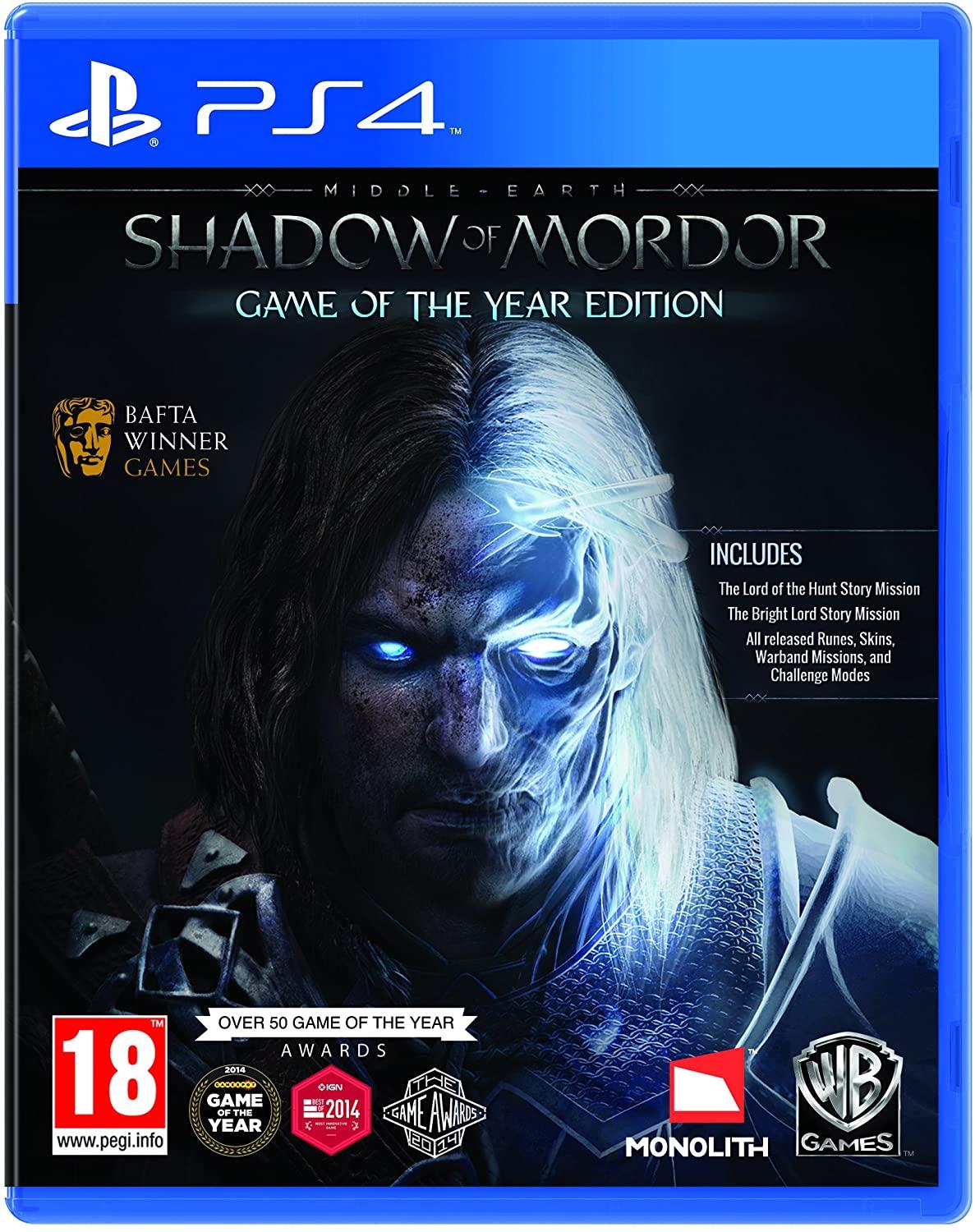 Middle Earth: Shadow of Mordor [Game of the Year] - PAL Playstation 4 [Import]