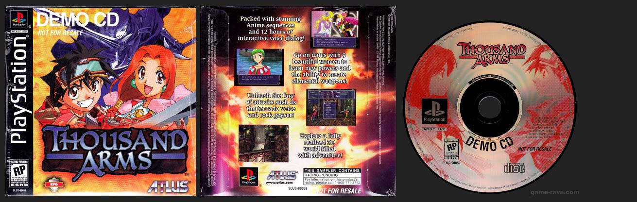 Thousand Arms [Demo CD] - PlayStation