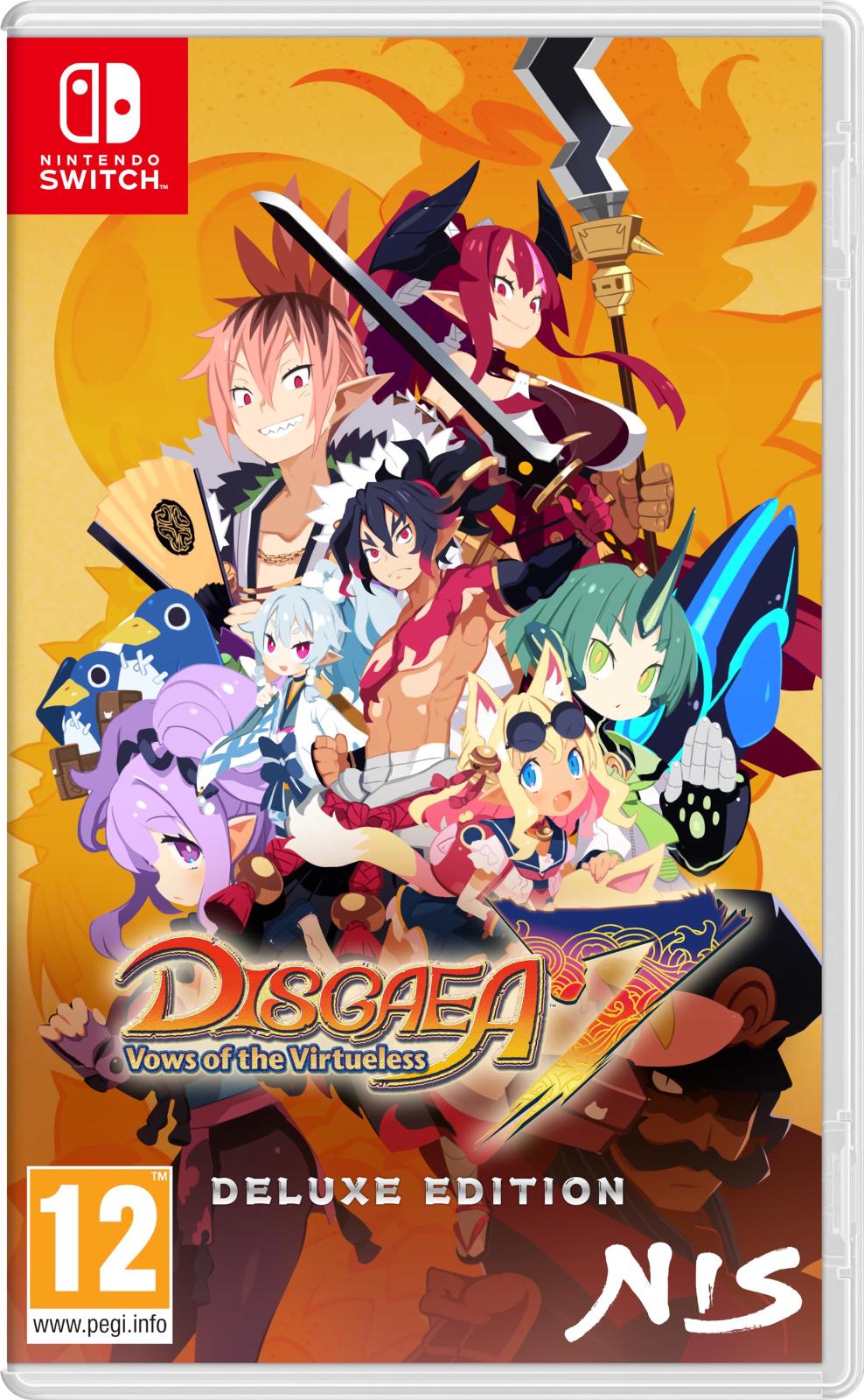 Disgaea 7: Vows of the Virtueless: Deluxe Edition - PAL Nintendo Switch [Import]