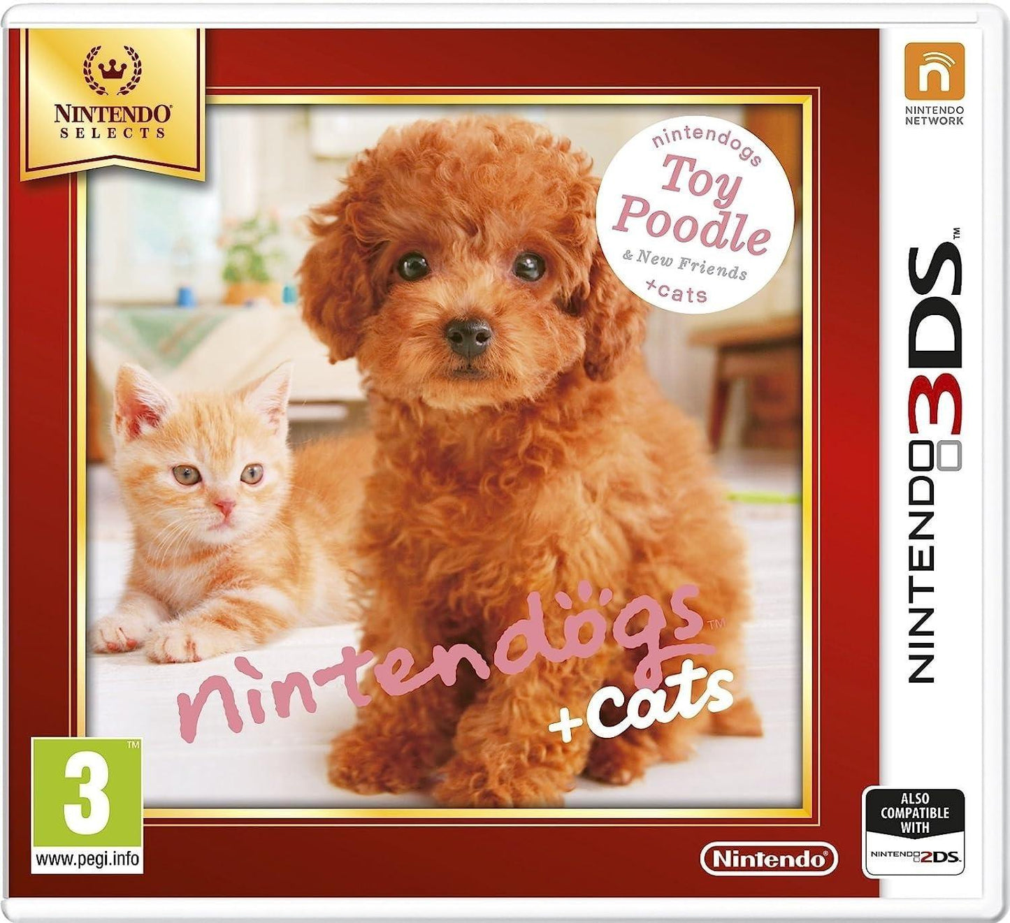 Nintendogs + Cats: Toy Poodle & New Friends [Nintendo Selects] - Nintendo 3DS