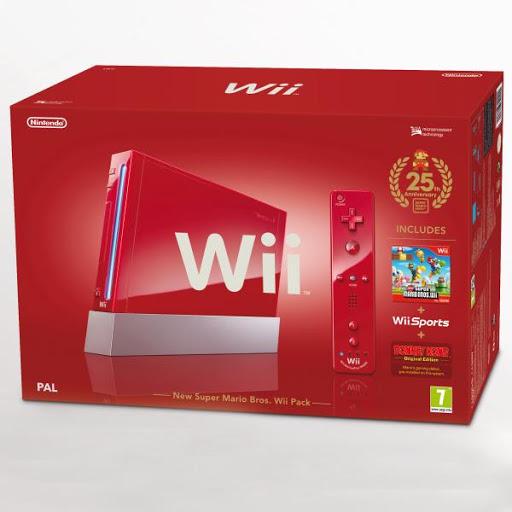 Red Nintendo Wii System - PAL Console [Import]