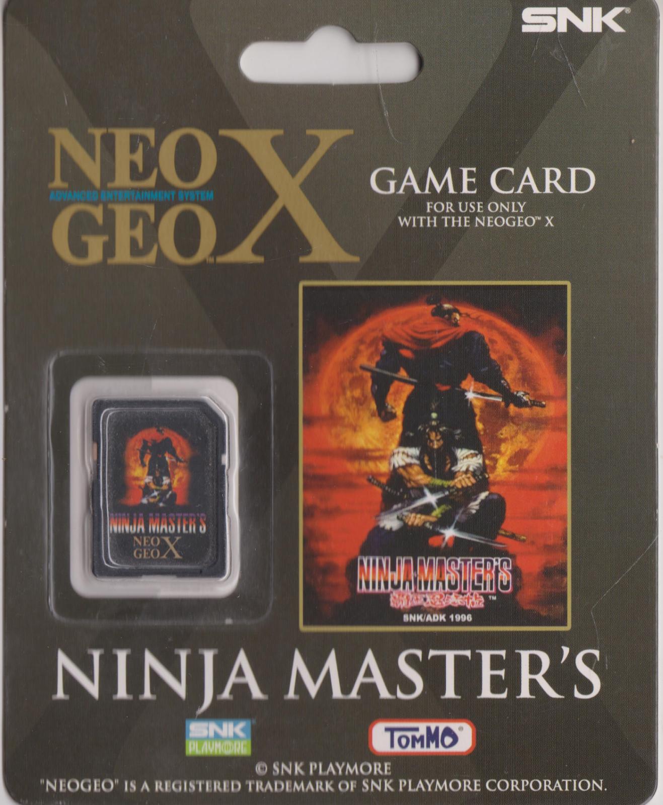 Neo Geo X Ninja Master's - Neo Geo MVS