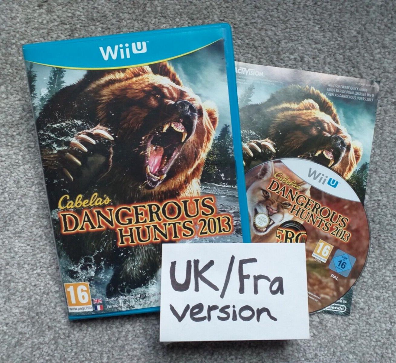 Cabela's Dangerous Hunts 2013 [English] - PAL Wii U [Import]