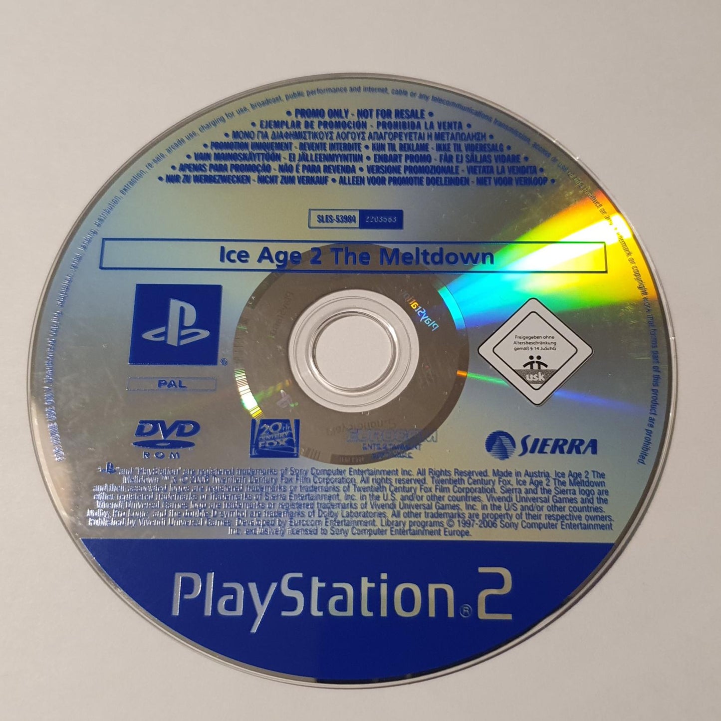 Ice Age 2 The Meltdown [Promo Not For Resale] - PAL Playstation 2 [Import]
