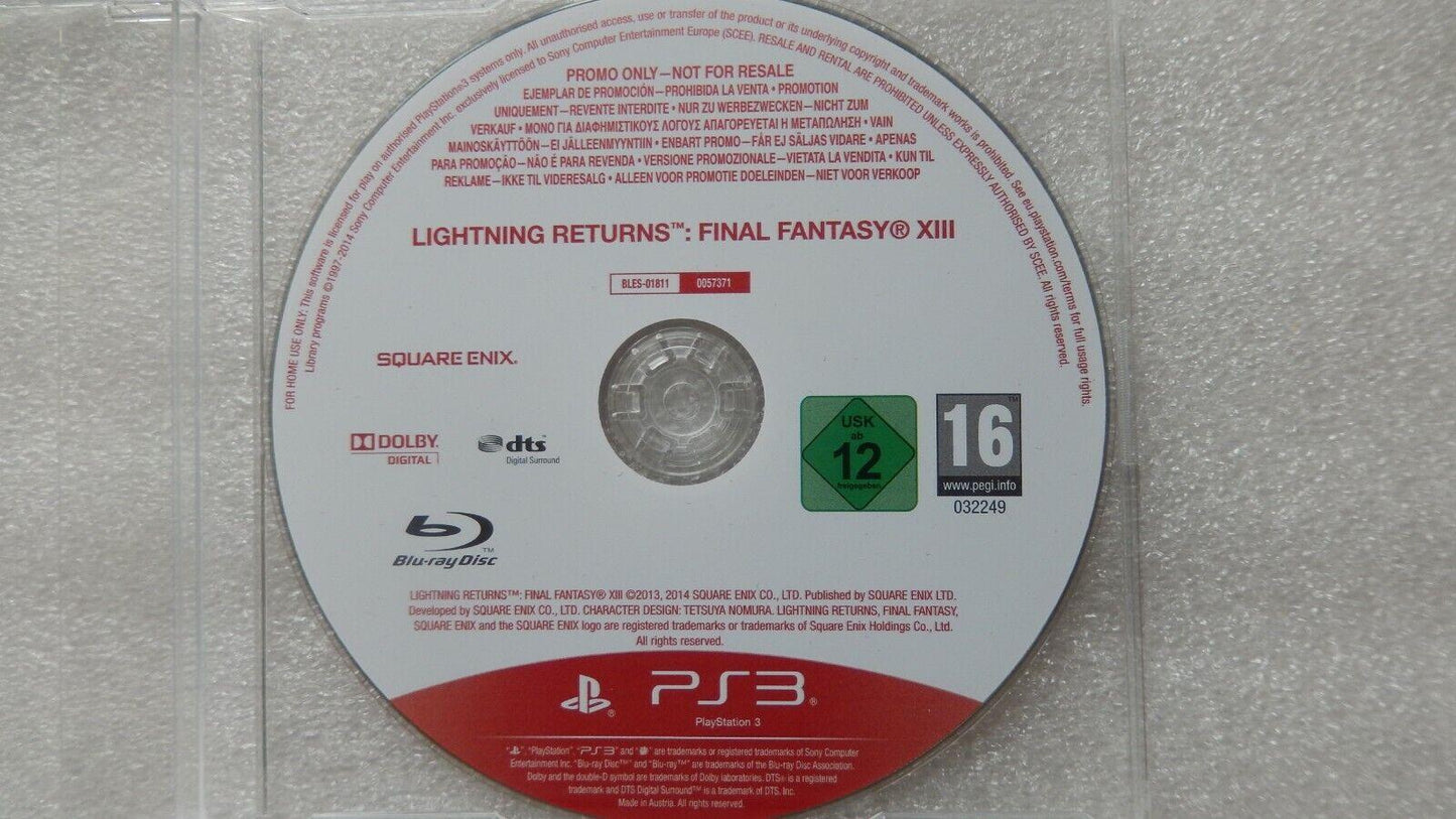 Lightning Returns Final Fantasy XIII [Not for Resale] - PAL Playstation 3 [Import]
