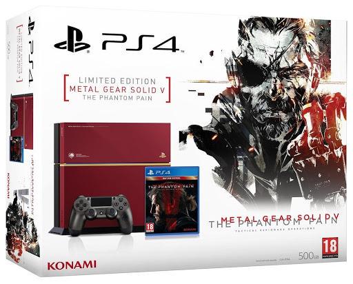 Playstation 4 500GB [Limited Edition Metal Gear Solid V The Phantom Pain] - PAL Playstation 4 [Import]