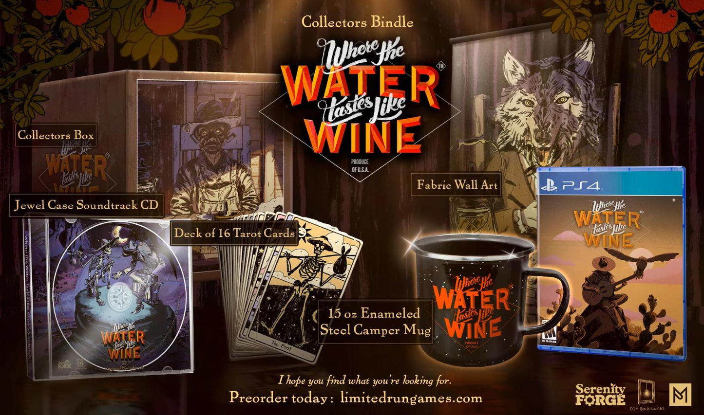 Where The Water Tastes Like Wine [Collector'S Edition] - PlayStation 4