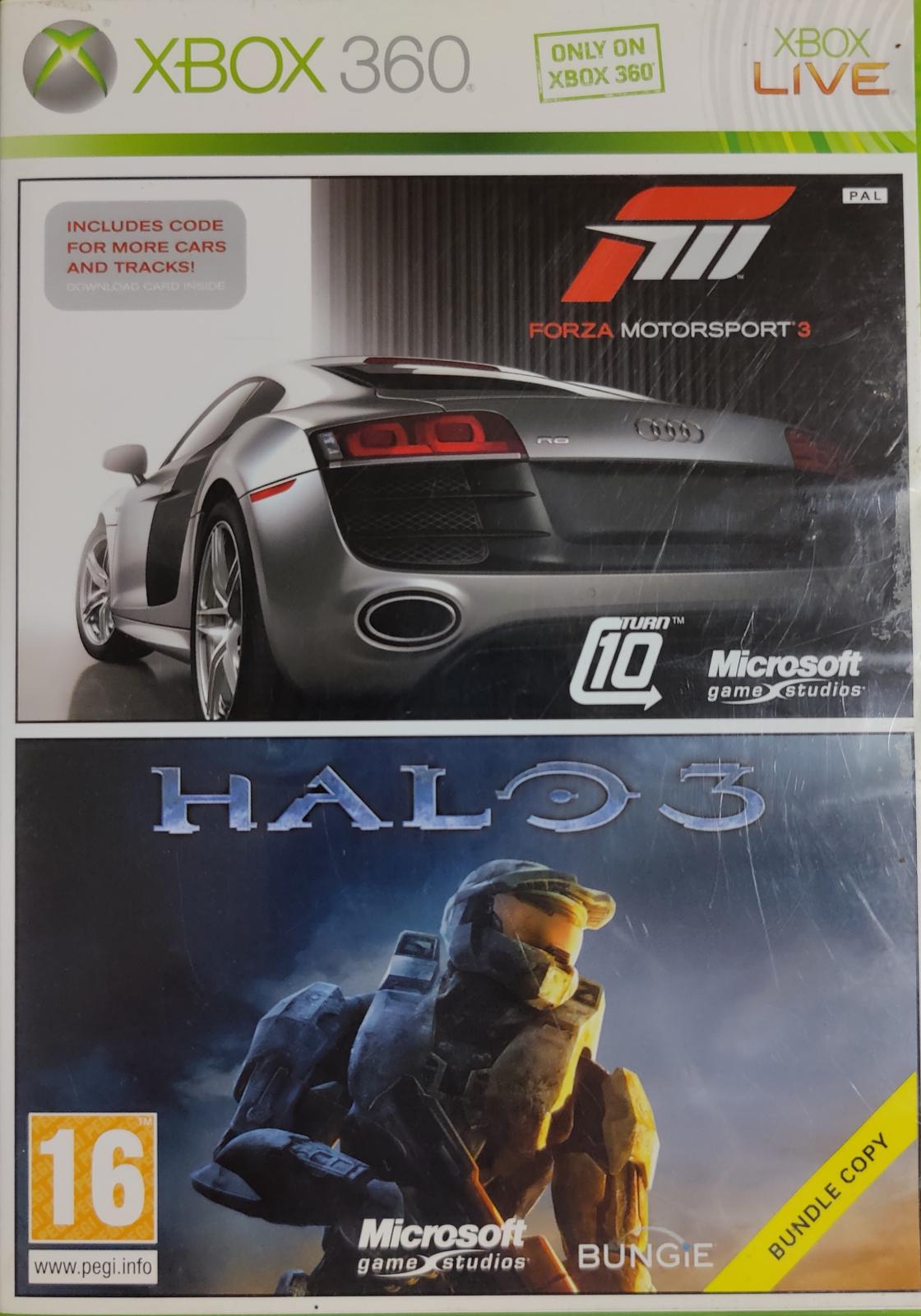 Forza Motorsport 3 & Halo 3 [Bundle Copy] - PAL Xbox 360 [Import]