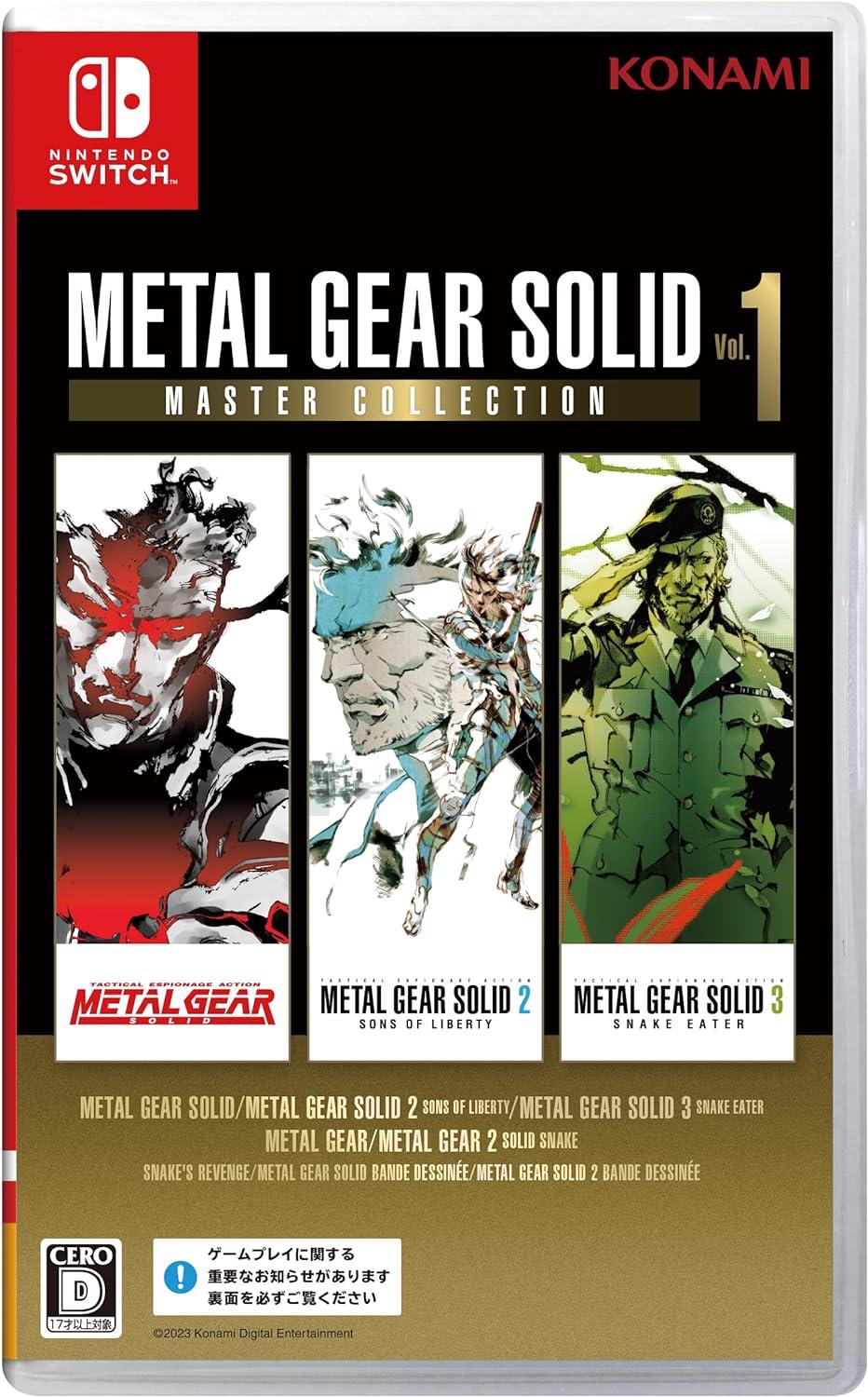 Metal Gear Solid: Master Collection Vol. 1 - JP Nintendo Switch [Import]