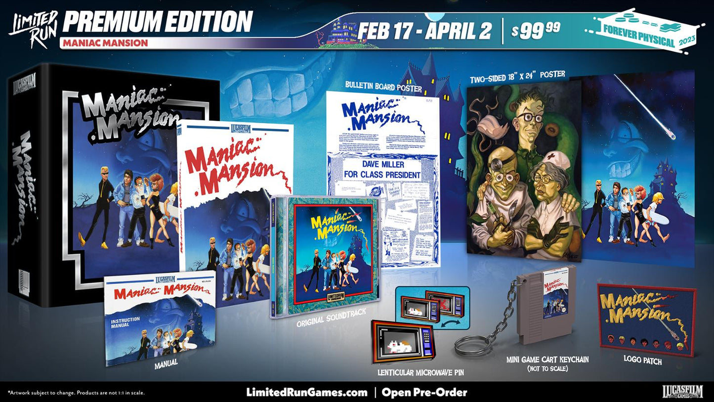Maniac Mansion [Premium Edition] - NES