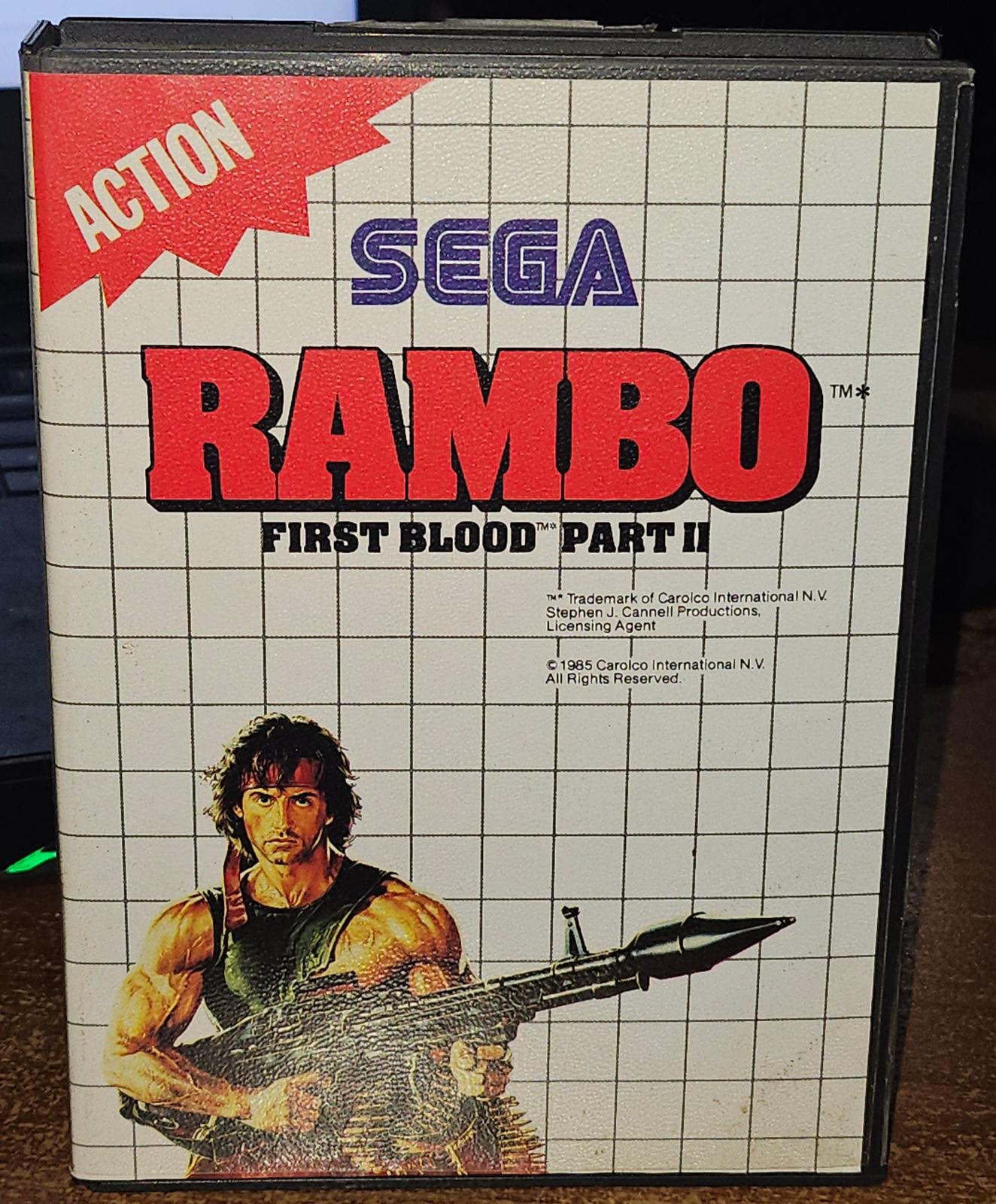 Rambo First Blood Part 2 [Blue Label] - Sega Master System
