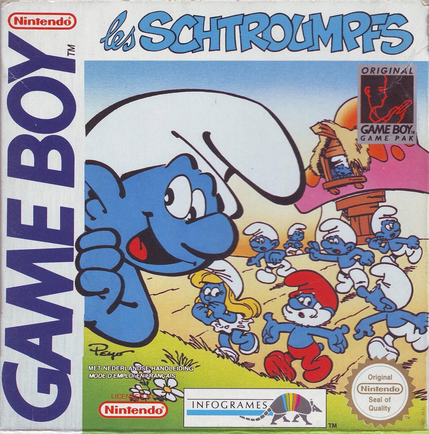 Les Schtroumpfs - PAL Game Boy [Import]