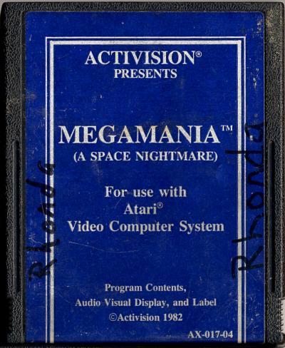 Megamania [Blue Label] - Atari 2600