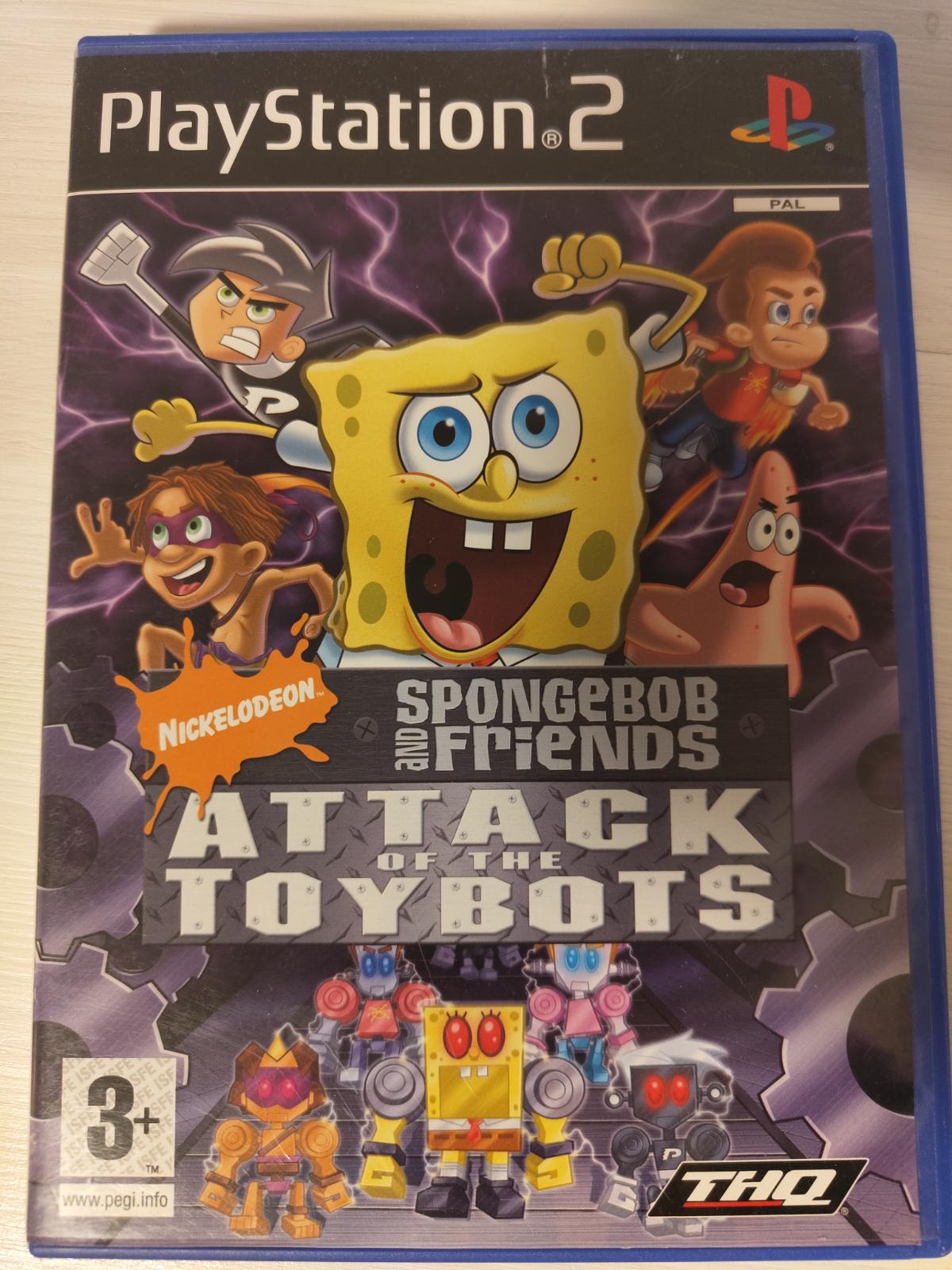 SpongeBob And Friends: Attack Of The Toybots - PAL Playstation 2 [Import]