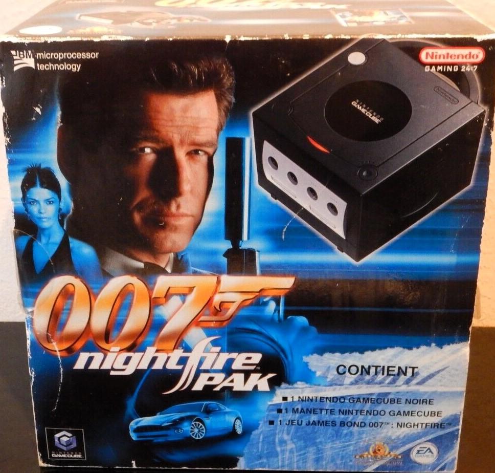 Gamecube Black Console [007 Nightfire Pak] - PAL Console [Import]