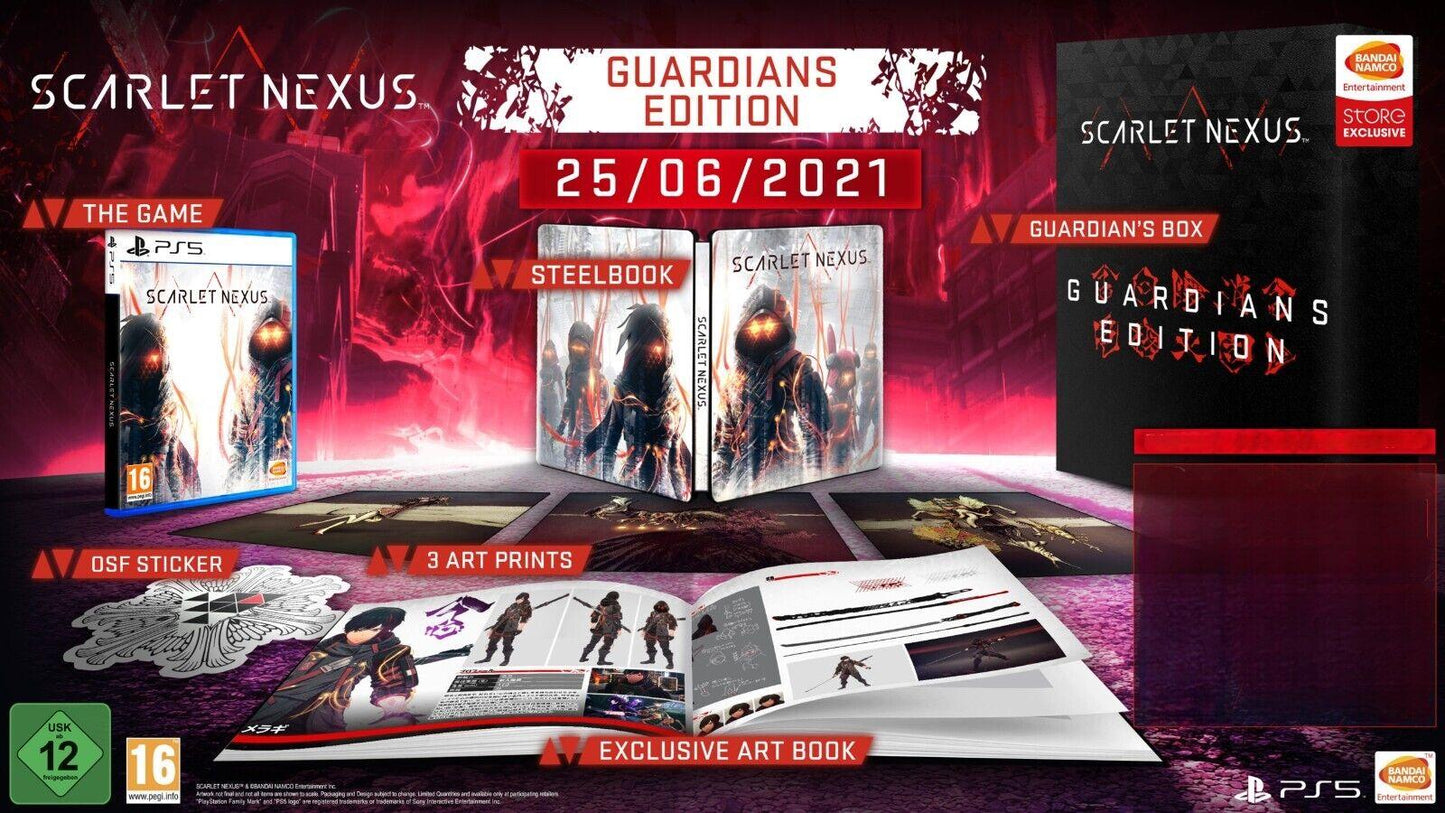 Scarlet Nexus [Guardians Edition] - PAL Playstation 5 [Import]