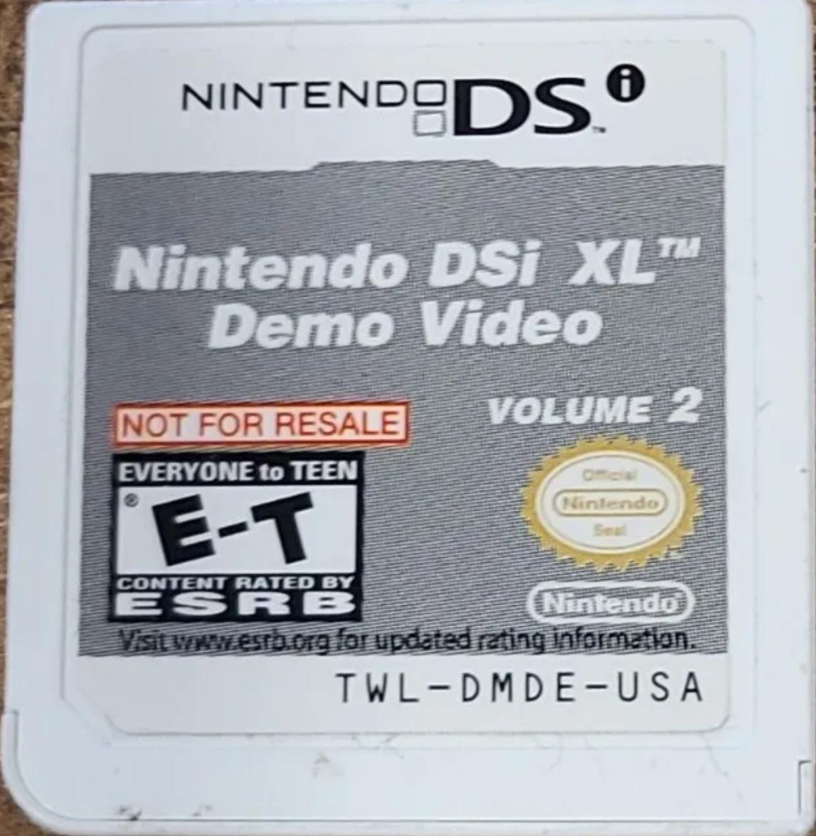 Nintendo DSi XL Demo Video Volume 2 - Nintendo DS