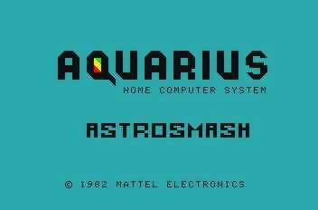 Astrosmash - Mattel Aquarius