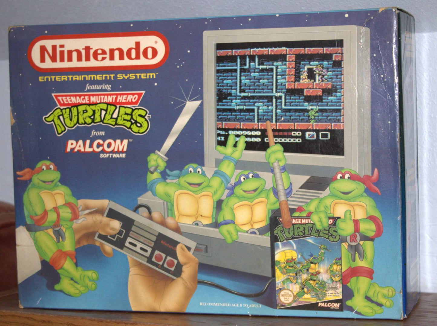 NES Control Deck Teenage Mutant Ninja Turtles Bundle - PAL Console [Import]