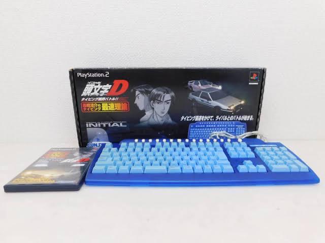 Initial D: Takahashi Ryosuke No Typing Saisoku Riron [Keyboard Set] (JP Playstation 2) - PlayStation Accessories - Playstation 2