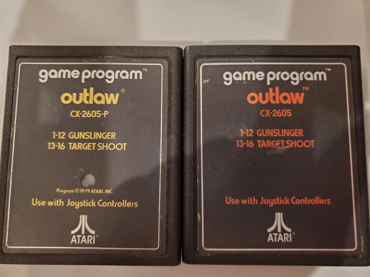 Outlaw [Text Label] - Atari 2600