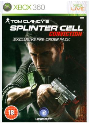 Splinter Cell Conviction [Pre- Order Pack] - PAL Xbox 360 [Import]