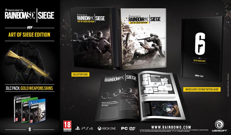 Rainbow Six Siege [Art Of Siege Edition] - PAL Playstation 4 [Import]