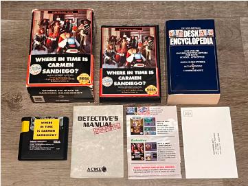 Where In Time Is Carmen Sandiego [Big Box] - Sega Genesis