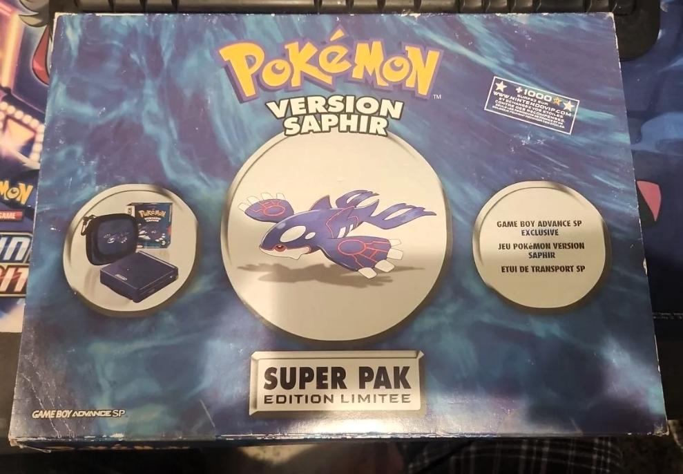 Gameboy Advance SP [Pokemon Sapphire Super Pak] - PAL Game Boy Advance [Import]