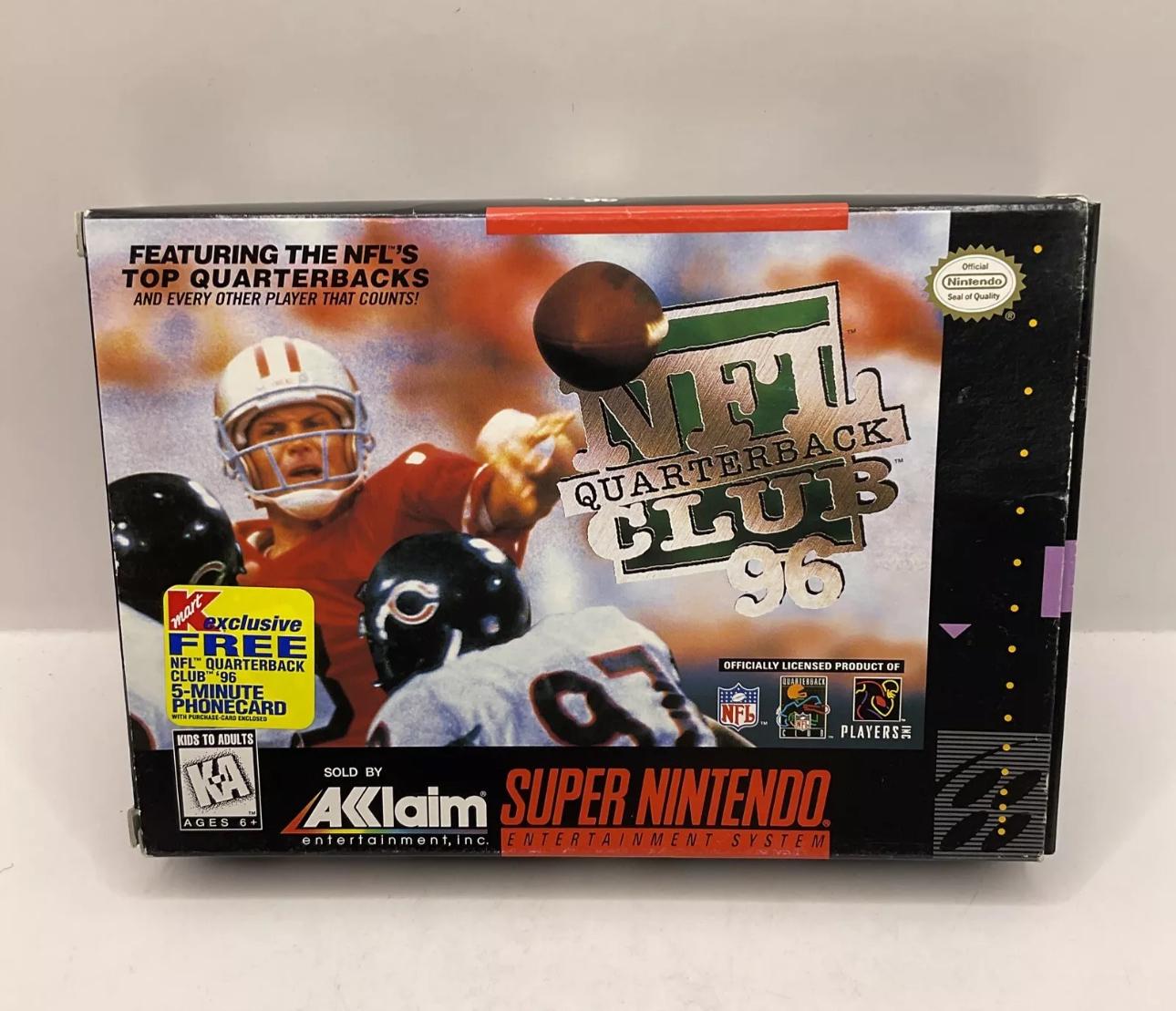 NFL Quarterback Club 96 [Kmart] - Super Nintendo