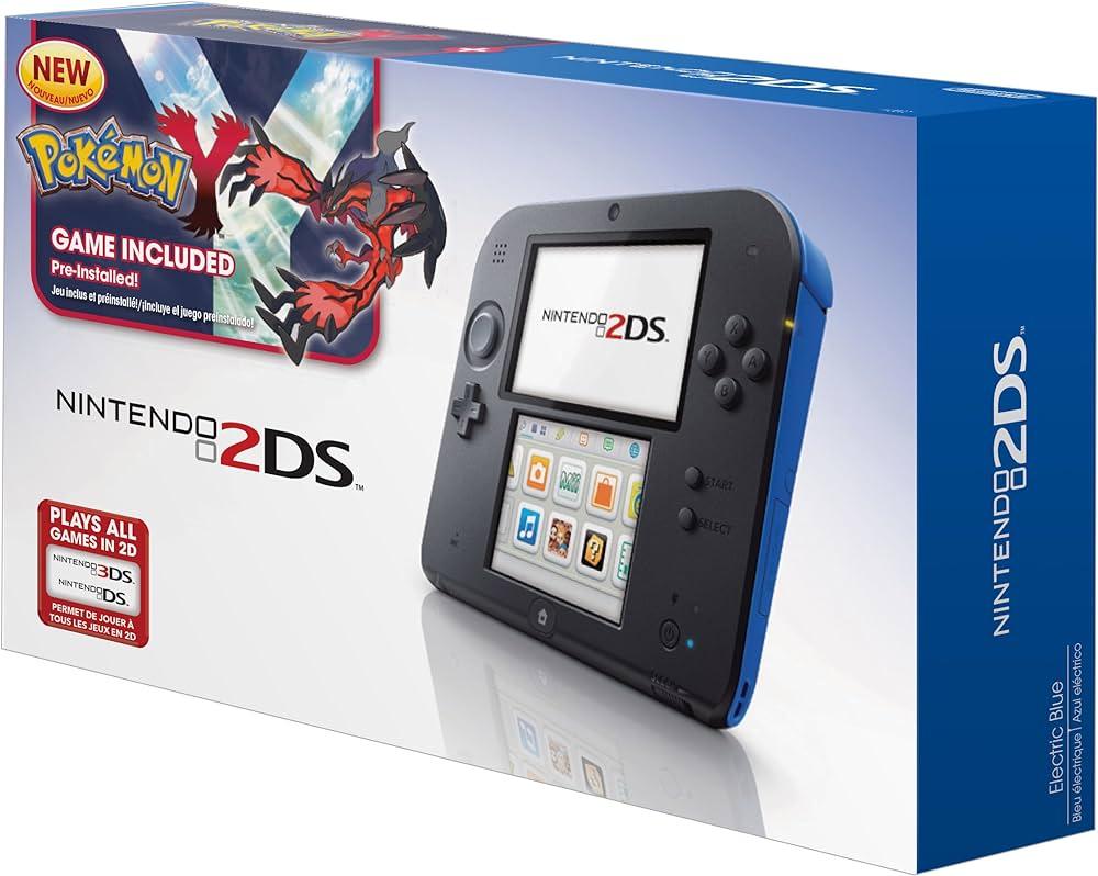 Nintendo 2DS Electric Blue [Pokemon Y Pre-Installed] - Nintendo 3DS