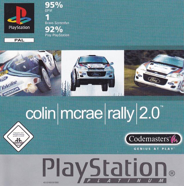 Colin McRae Rally 2.0 [Platinum] - PAL Playstation [Import]