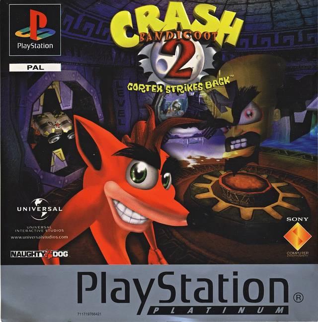 Crash Bandicoot 2 Cortex Strikes Back [Platinum] - PAL Playstation [Import]