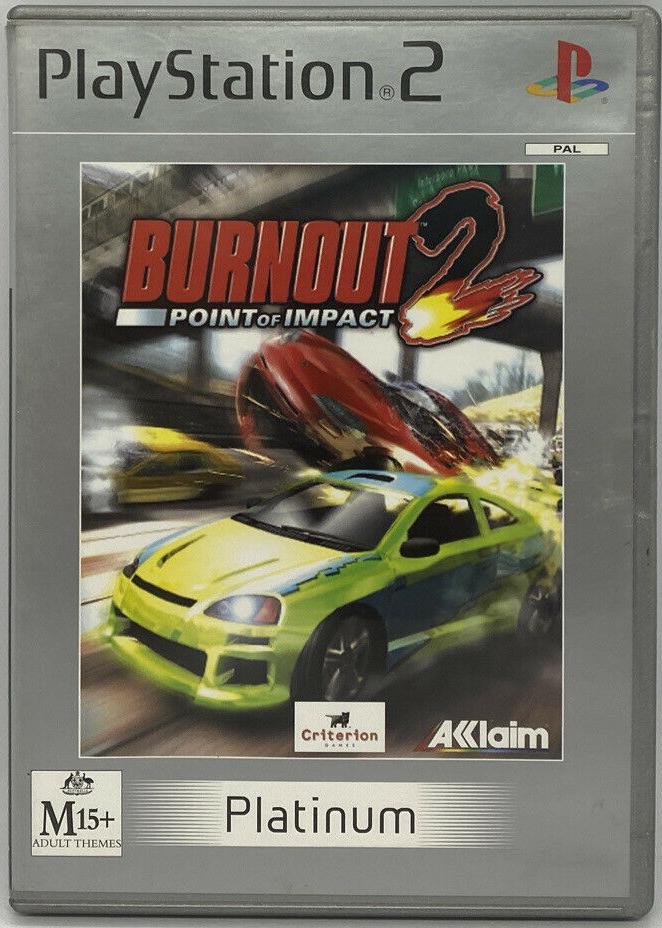 Burnout 2 Point of Impact [Platinum] - PAL Playstation 2 [Import]