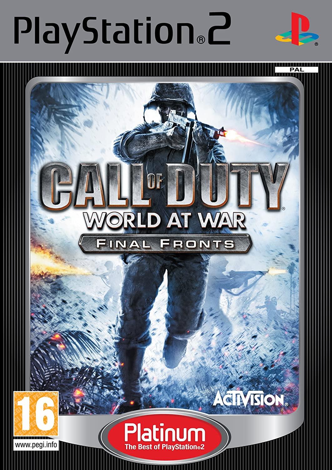 Call of Duty World at War Final Fronts [Platinum] - PAL Playstation 2 [Import]
