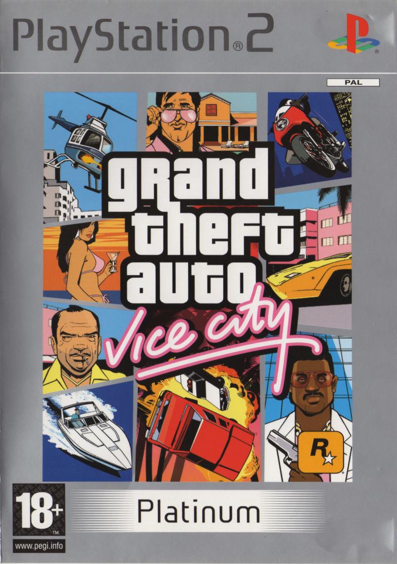 Grand Theft Auto Vice City [Platinum] - PAL Playstation 2 [Import]
