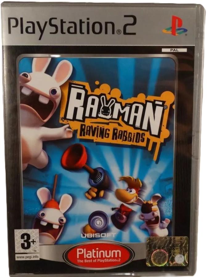Rayman Raving Rabbids [Platinum] - PAL Playstation 2 [Import]
