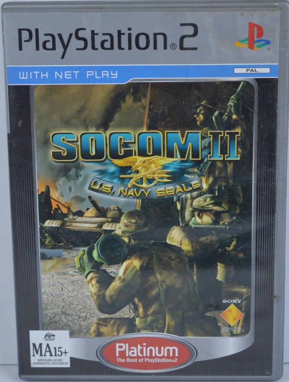 SOCOM II US Navy Seals [Platinum] - PAL Playstation 2 [Import]