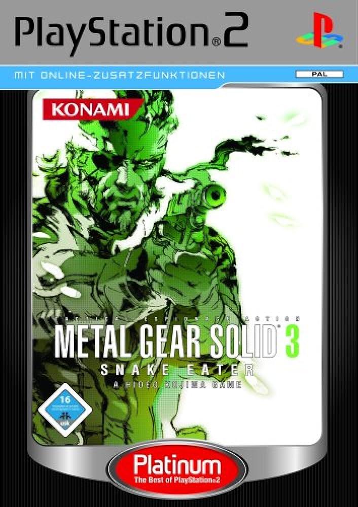 Metal Gear Solid 3 Snake Eater [Platinum] - PAL Playstation 2 [Import]