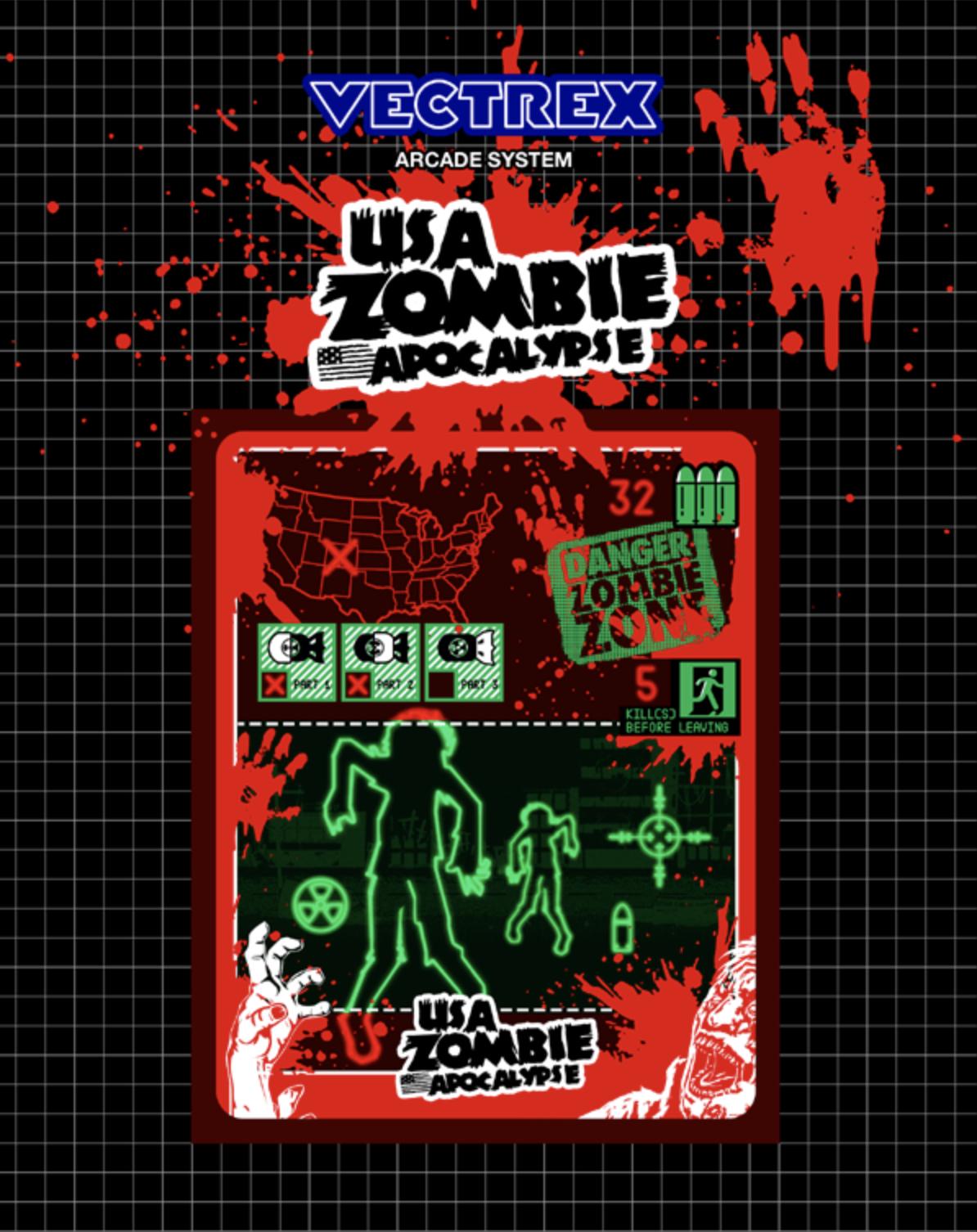 USA Zombie Apocalypse - Vectrex